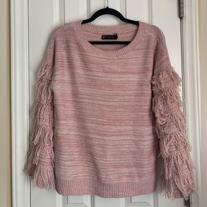 New York & Company Fringe Sweater